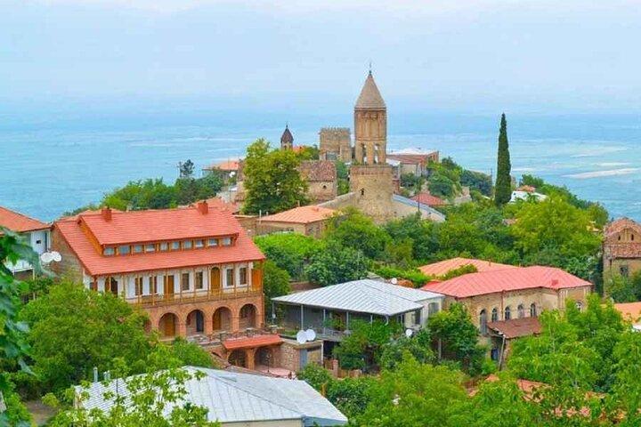 Kakheti, Bodbe, Sighnaghi og Telavi (gruppetur)