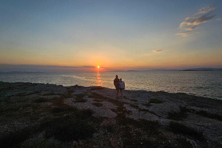 Small Group Sunset Sea Kayaking in Athens Riviera with Snorkeling