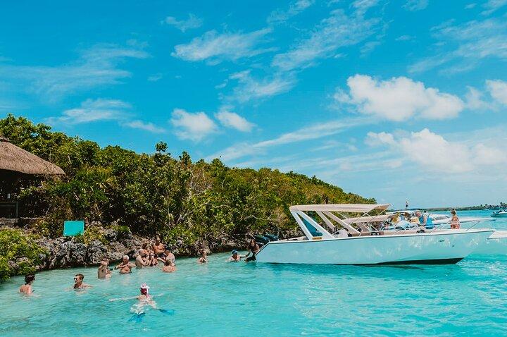 5 eilanden & Ile aux Cerfs Speedbootcruise, snorkelen + lunch