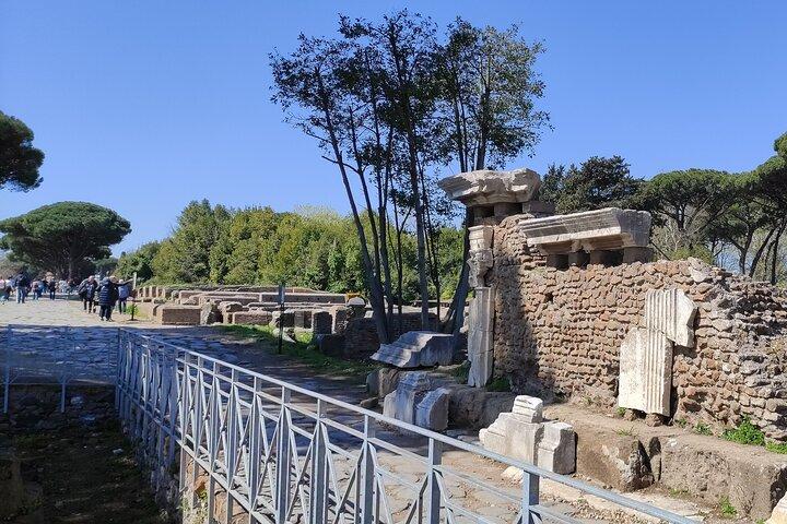 オスティア・アンティカ考古学公園とイタリアジェラート