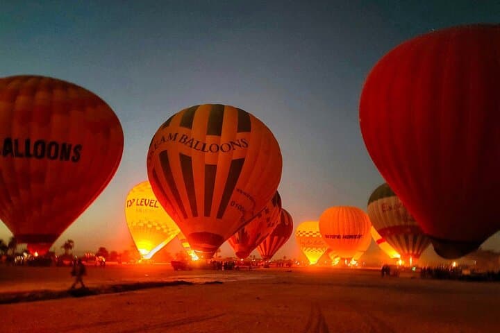 Sunrise Hot Air Balloon Ride over Luxor West Bank