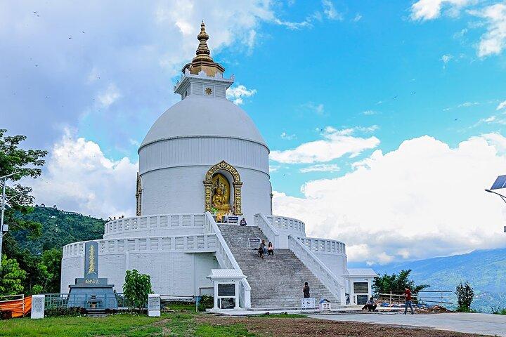 Pokhara Privattour Einfache Wanderung zum World Peace Stupa