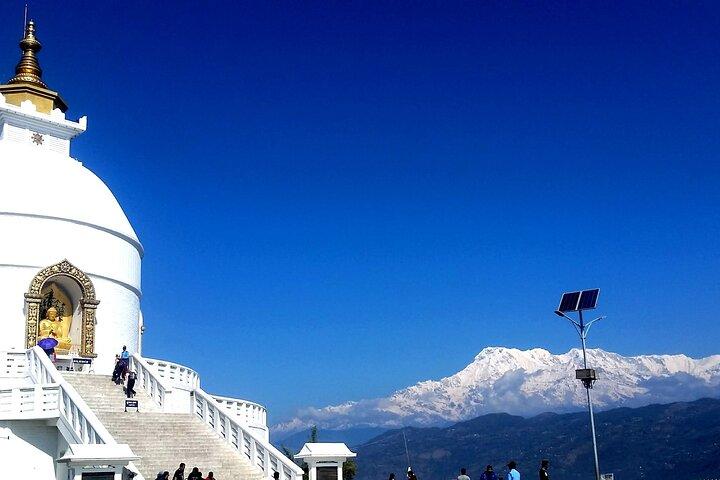 Pokhara Privattour Einfache Wanderung zum World Peace Stupa