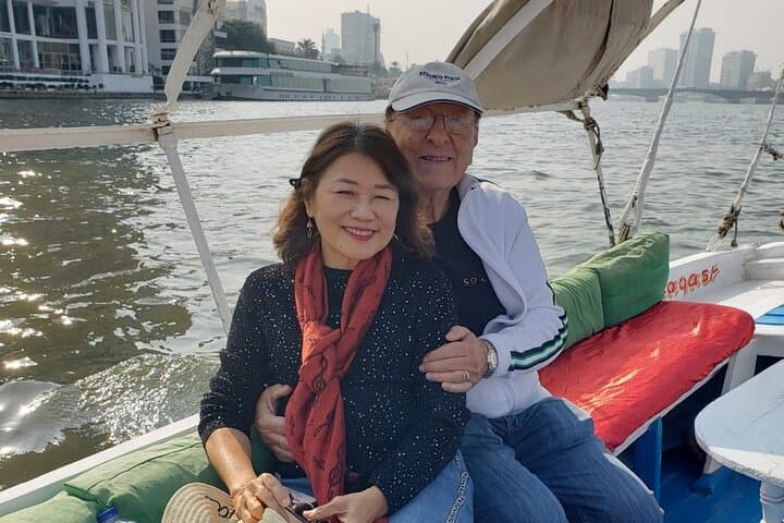 All inclusive private sailing Egyptian Nile Felucca Ride at Cairo