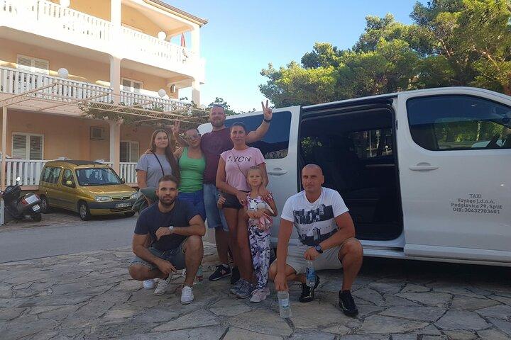 Zagreb eller Zagreb flygplats till Split privat transfer (dörr till dörr)