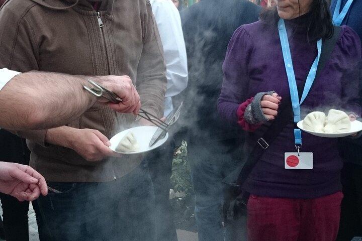 Khinkali masterclass, Let's make and Eat khinkali together+drinks