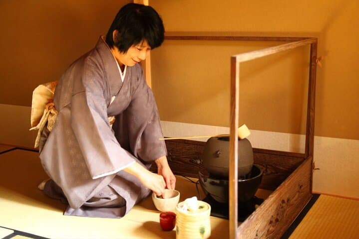Japanese Traditional Breakfast and Tea Ceremony