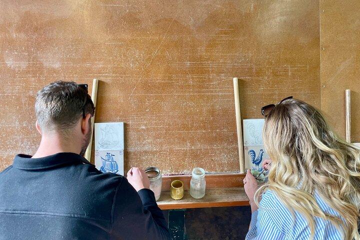 Tile Painting, Wine & Coastal Sesimbra Private Tour from Lisbon