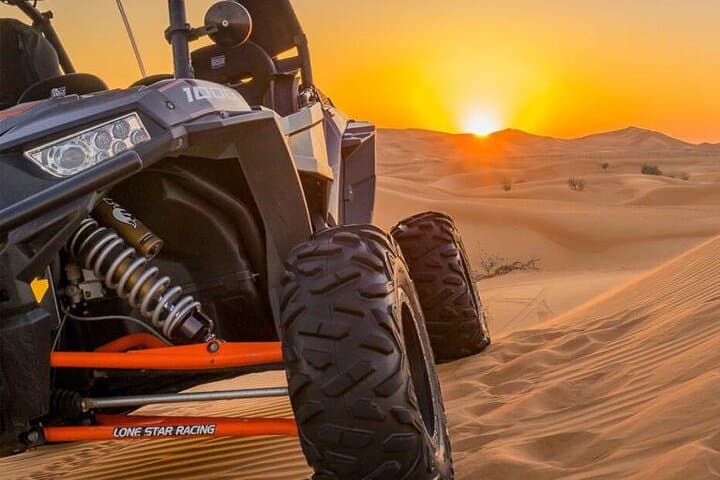 Desert Tour by ATV OR Buggy Self-drive, BBQ Dinner and Camel Ride