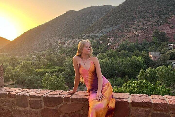 Marrakech: Ourika Valley,Atlas Mountains,waterfall with guide