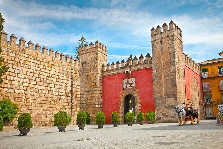 Sevilha: Visita guiada ao Alcázar + Catedral e Giralda