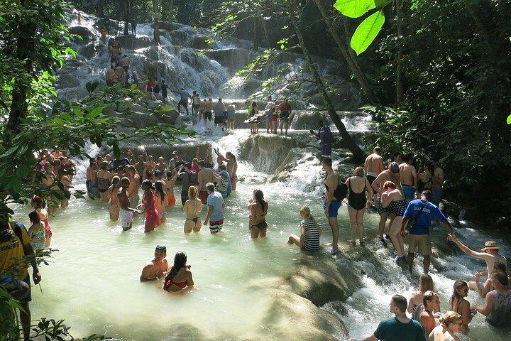 Blue Hole, Secret Fall, Dunn's River Falls, Half Day Tour Combo