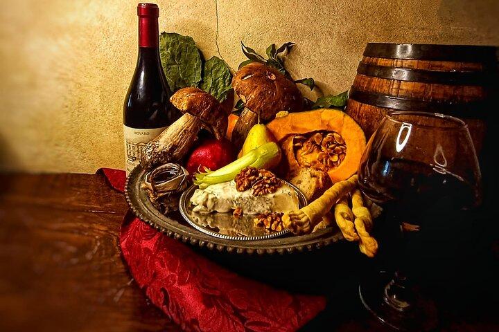 Rome VIP degustação de vinho e comida em uma cisterna romana de 2.000 anos