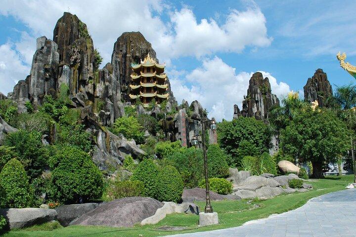 Hoi An/Da Nang: Marble Mountains, Lady Buddha - Am Phu-grottour