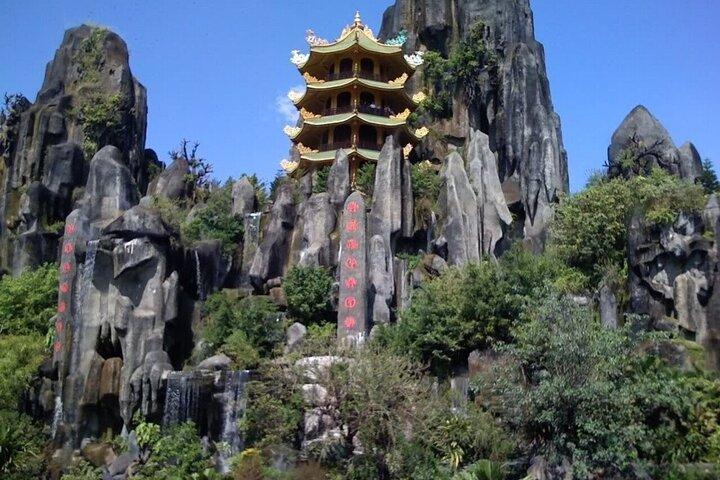 Hoi An/Da Nang: Marble Mountains, Lady Buddha - Am Phu-grottour