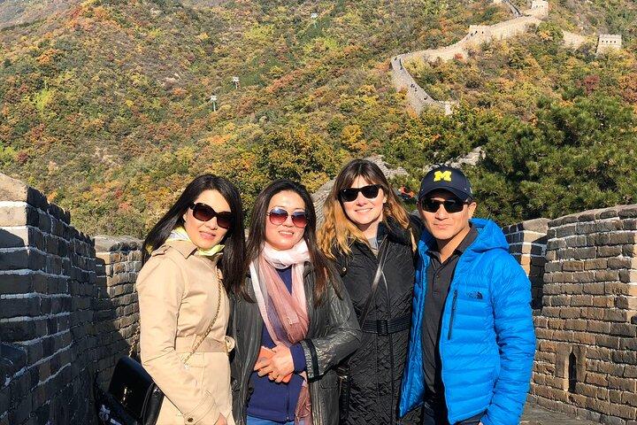 Privé Mutianyu Great Wall-dagtour vanuit de stad / luchthaven van Beijing