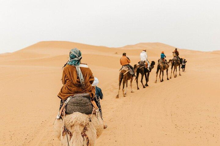 1 noite Camel trek em Merzouga Desert Luxury Camp NO EXTRA