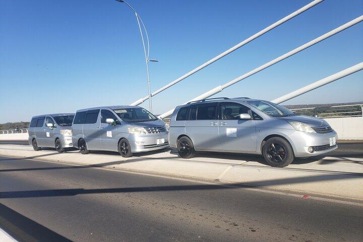 Abholung oder Rückgabe des Livingstone Airport Shuttles