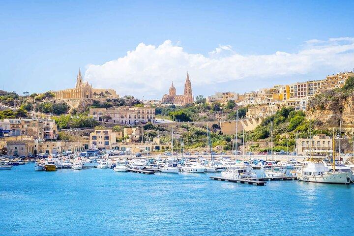 Gozo, Comino och Blue Lagoon Motorbåtstur från St Julian's