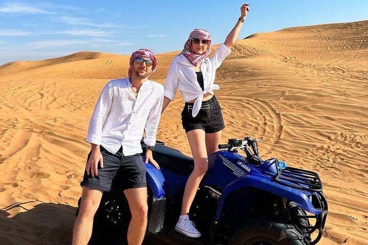 Dubaï : matinée en quad et safari aventure, sandboard, chameau