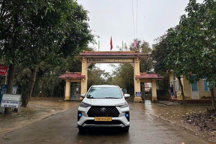 Trasferimento privato da Hue a Phong Nha tramite DMZ e visite turistiche