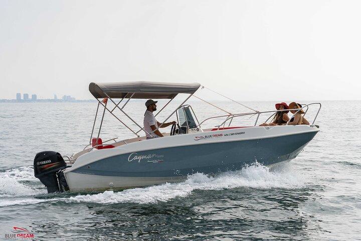 Alquiler barco costa amalfitana sin licencia o con patrón