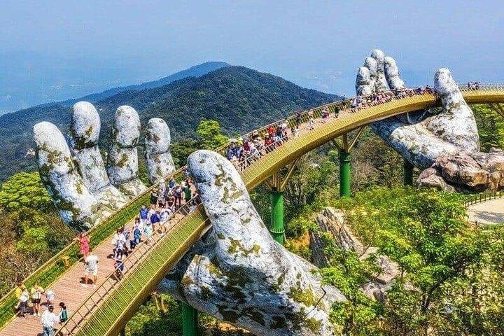 GOLDEN BRIDGE BA NA HILL & HOI AN -Nattmarknad- Privat transfer