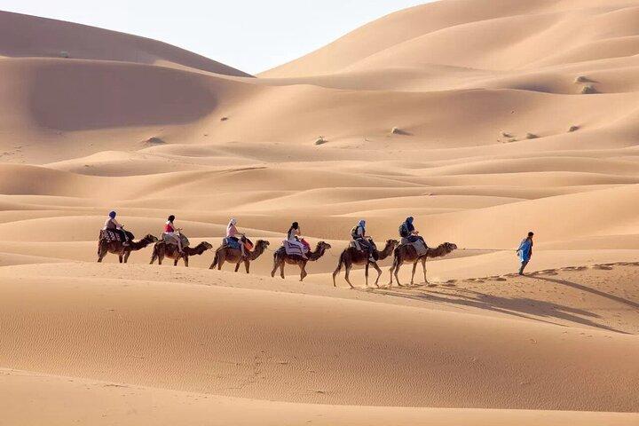 Marrakech, deserto di Merzouga e Fes 3 - tour di un giorno + Hotel e campeggio