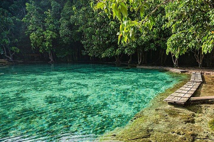 Krabi Jungle Tour: Krabi Hot Springs Waterfall, Emerald Pool e Tiger Cave Temple