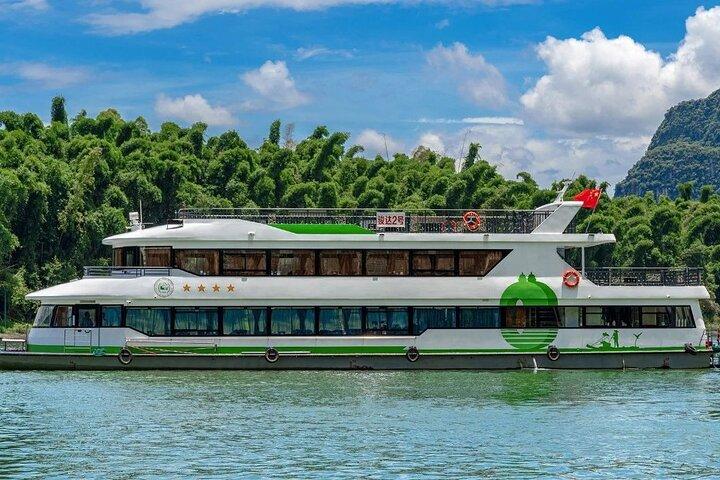 Servicio de entradas en la planta baja del barco de cuatro estrellas para crucero Guilin Liriver