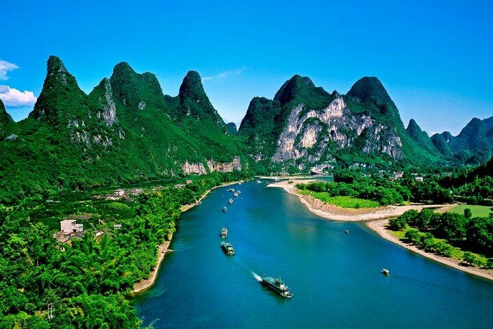 Servicio de entradas en la planta baja del barco de cuatro estrellas para crucero Guilin Liriver