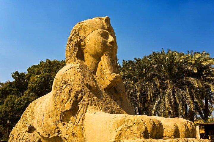 Heldagstur till Memphis City Saqqara-pyramiden och Giza-pyramiderna