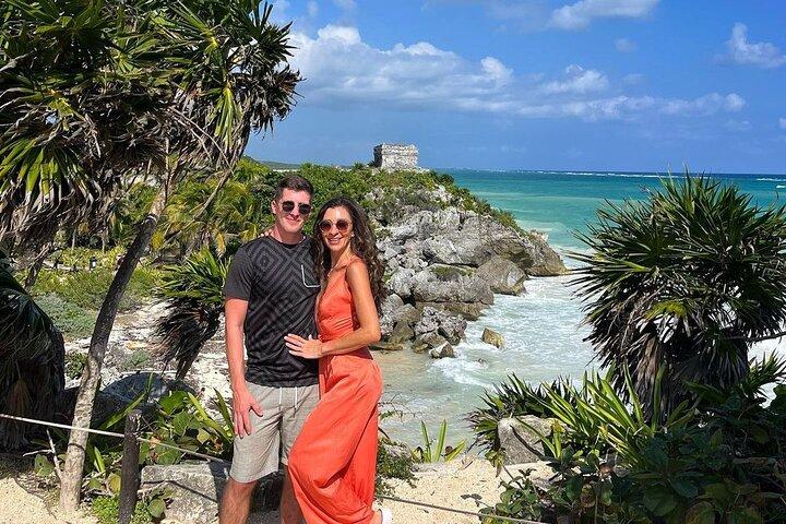 Tulum ruiner Tour + Cenote Simma & Lunch från Riviera Maya
