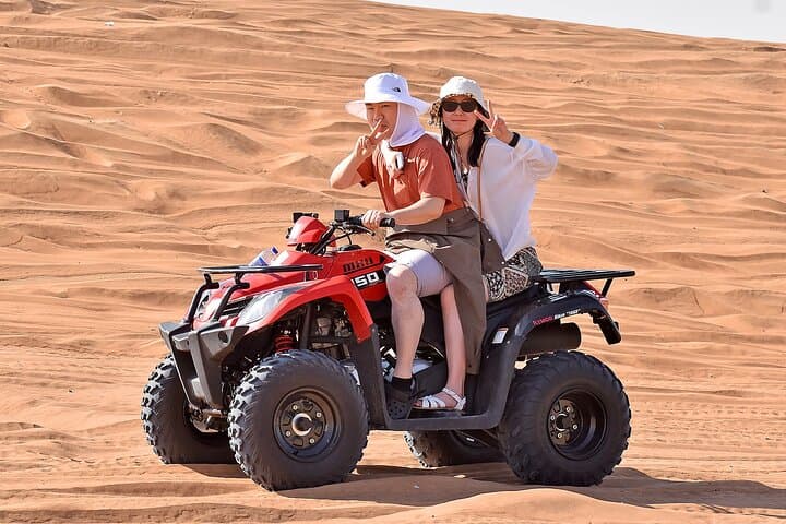 VIP Desert Safari With Quad Bike & Camel Ride, Dinner & Shows