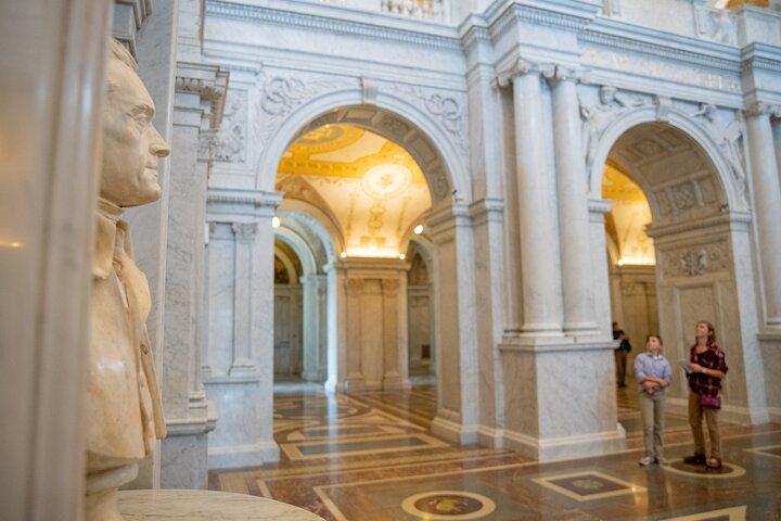 米国議会議事堂、最高裁判所または米国議会図書館小グループツアー