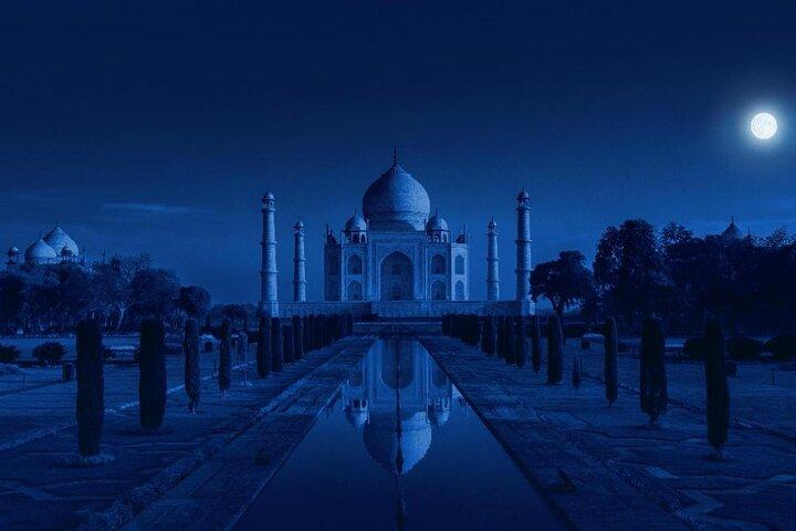 Visit to Taj Mahal under Moon Light - Special Night Tour