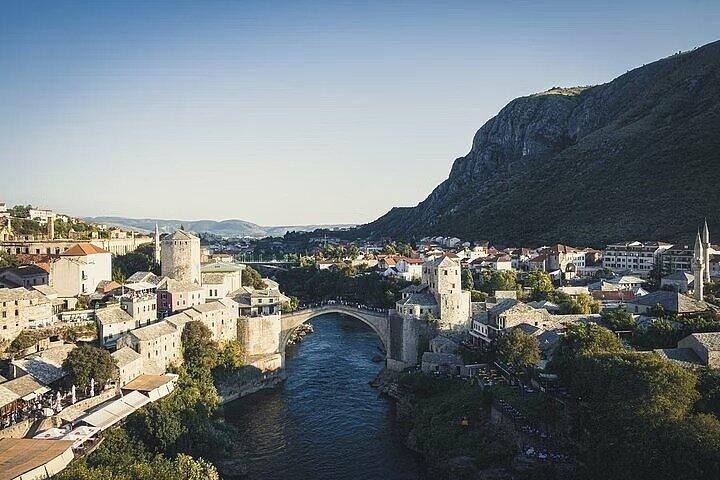 Tour di un'intera giornata alle cascate di Mostar e Kravice da Dubrovnik