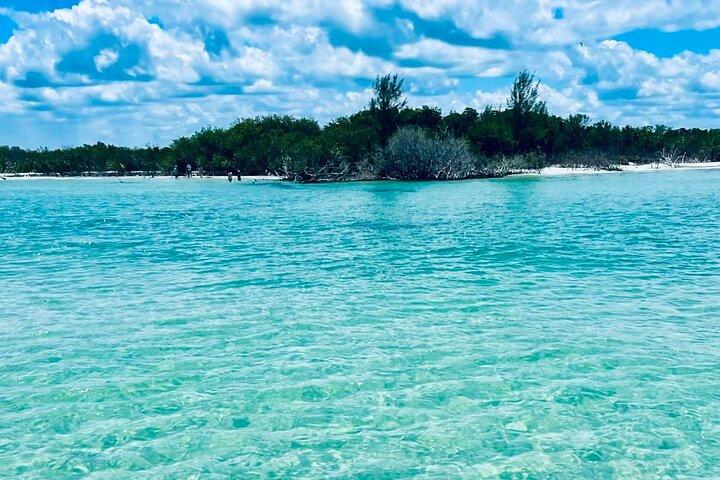 Excursión de 4 horas en isla/barra de arena con el capitán