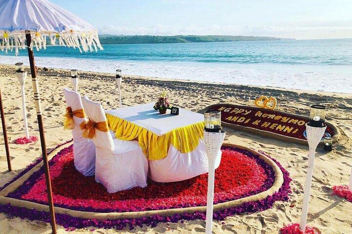 Bali Romantic Dinner Jimbaran beach special Decoration