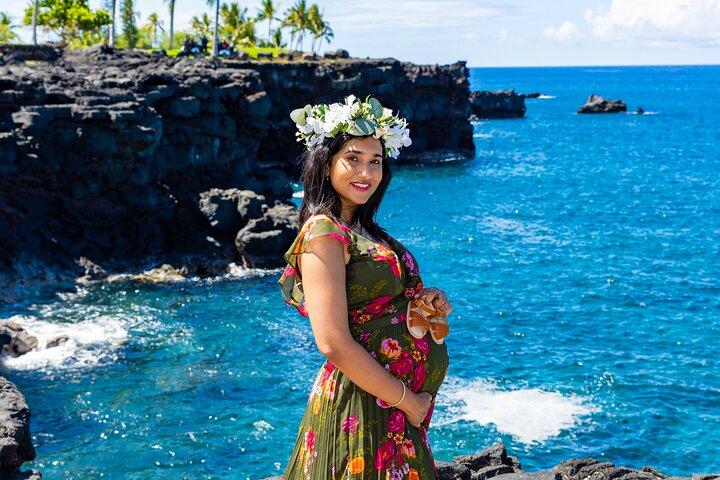 Big Island, Kona Hawaii Fotografo - Outrigger Mini Sessione
