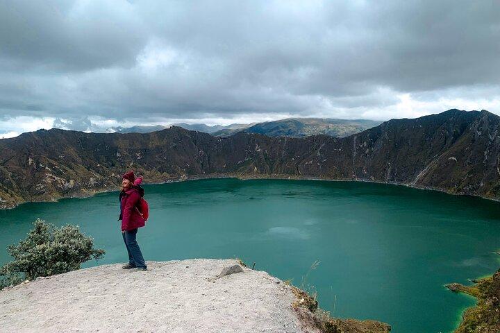 Entdecken Sie Quilotoa und Baños an einem Tag von Quito aus