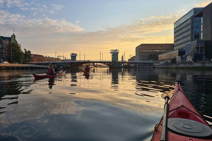 Excursion en kayak en soirée à Copenhague