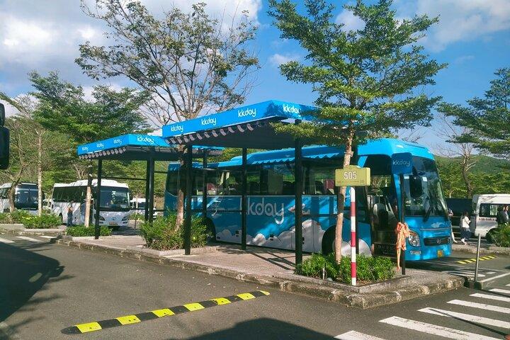 Shuttlebus til Golden Bridge - Ba na bakke fra Da Nang
