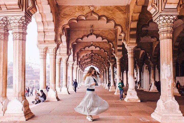 Private Tour durch Taj Mahal und Agra Fort mit einem professionellen Guide
