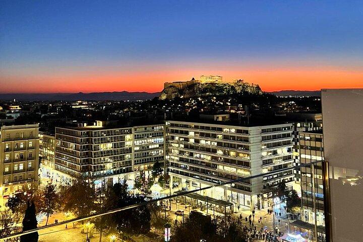 Excursão privada noturna em Atenas