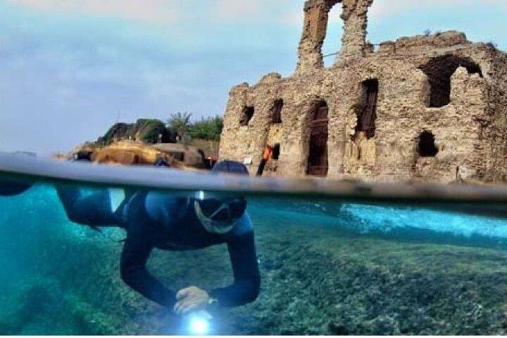 Snorkeling in the Sunken City of Baia.The Underwater Pompeii