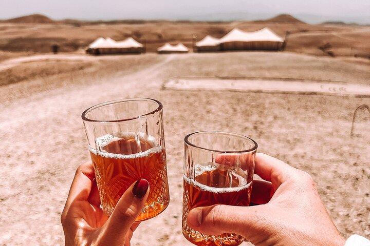 Full Day Trip Agafay Desert Atlas Mountains Camel Ride Quad Bike