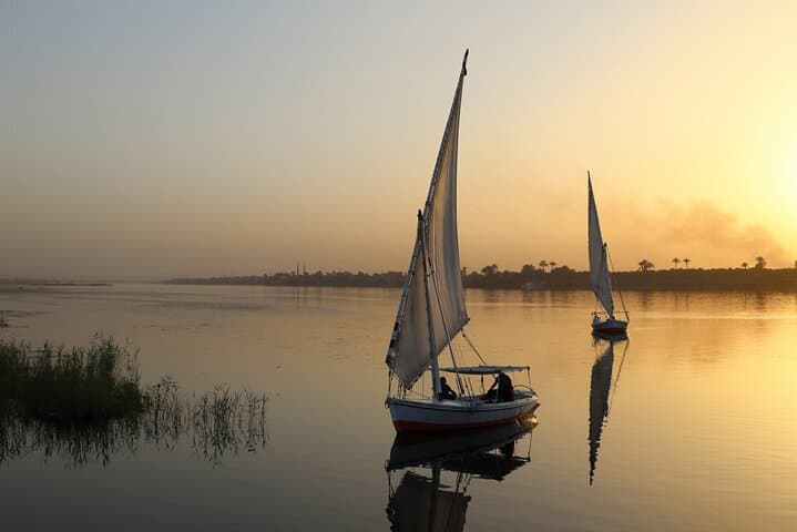 Felucca at Sunset and Dinner at an Egyptian House in Luxor