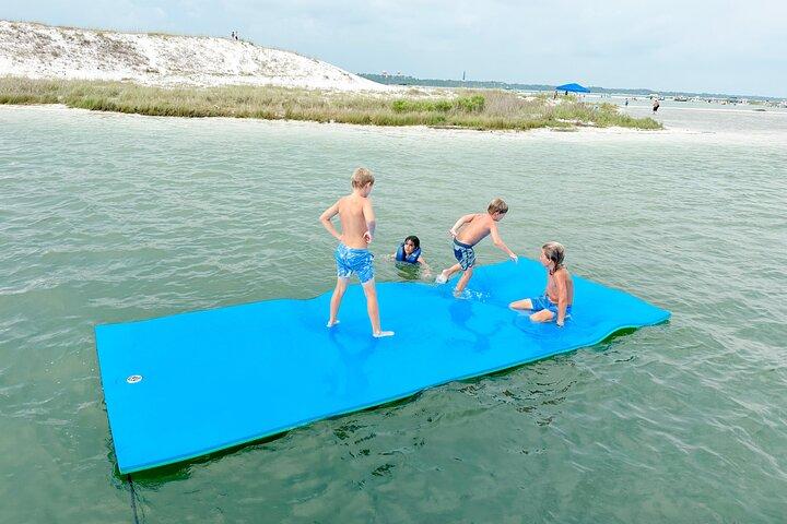 Privat luksusyacht med strandstop og svømning/paddleboarding