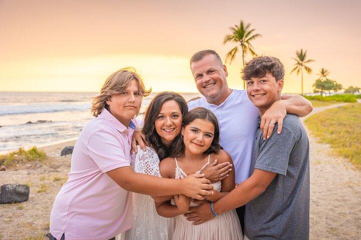 Fotografo di Big Island Sessioni di ritratti sulla spiaggia di 45 minuti